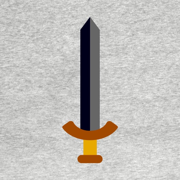 Minimalist Sword Icon (Dark) by Graograman